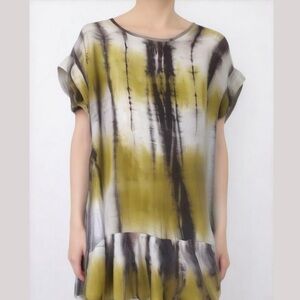 Annabelle short sleeve tie dye dress